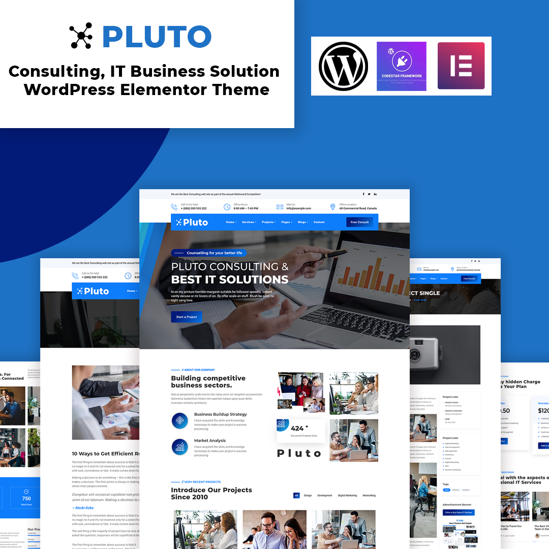 Plutos WordPress Themes 227696