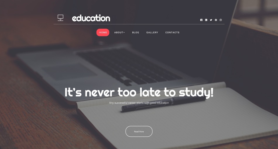 Education Portal  Website Builder Template 59173
