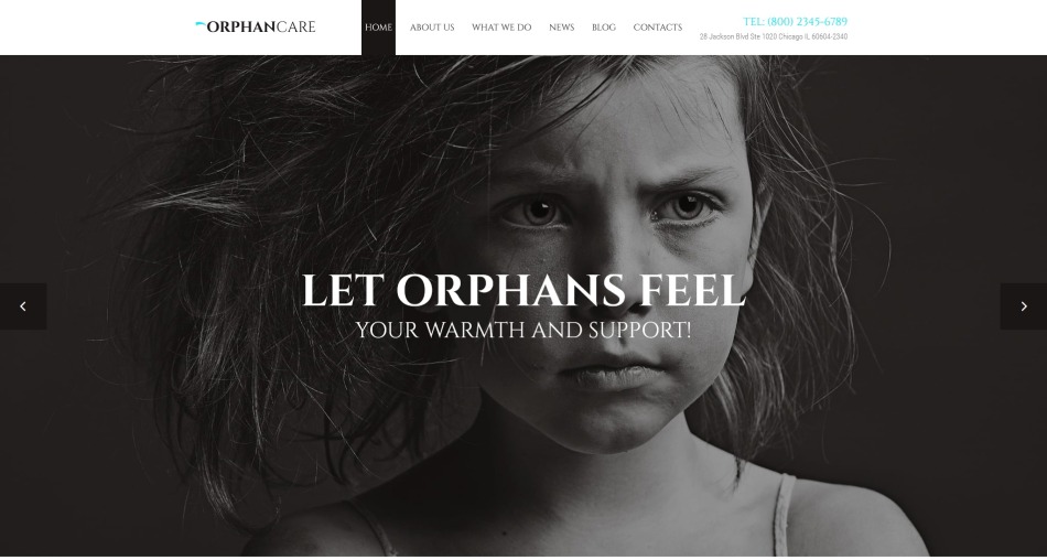 Child Charity  Website Builder Template 59479