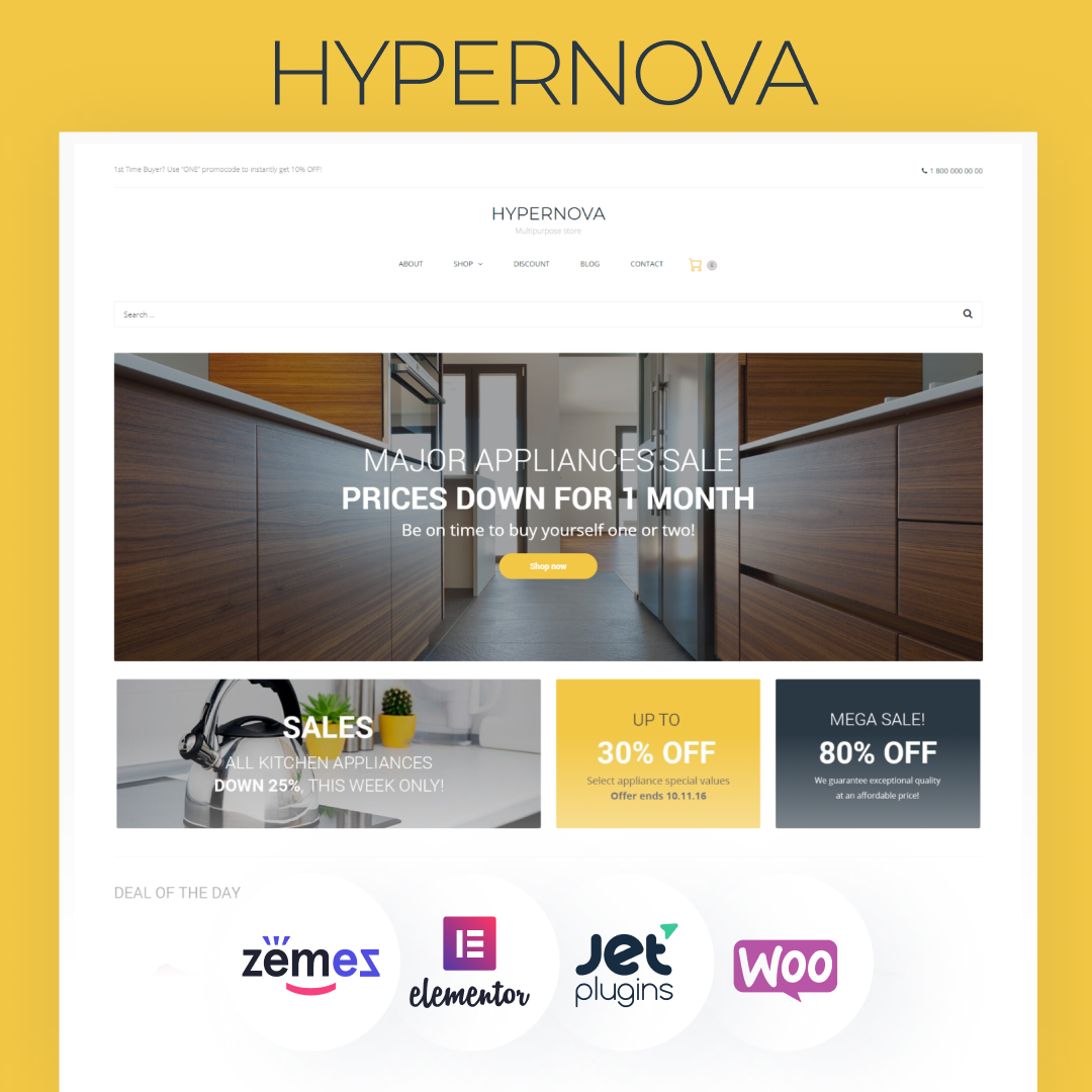 Hypernova WooCommerce Themes 61251