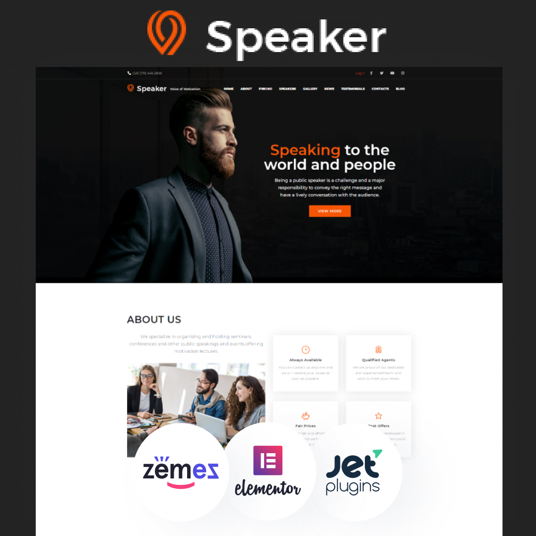Speaker WordPress Themes 65846