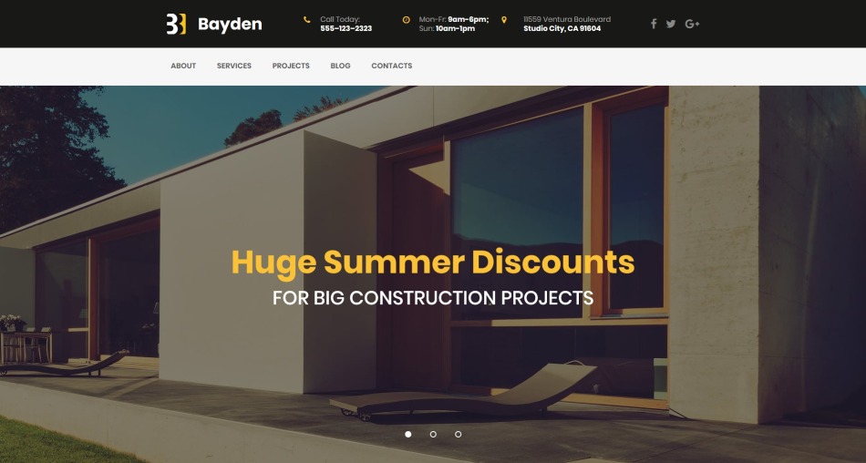 Bayden Website Builder Template 66543